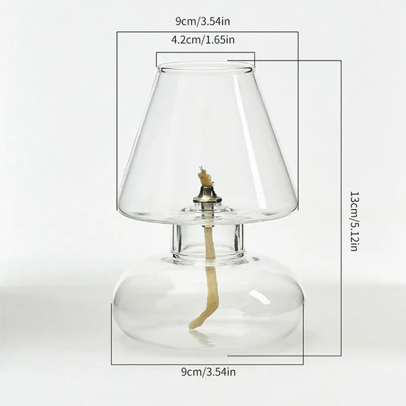 Solvi glass vase centerpiece for dining table decor