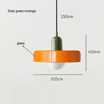 Tvara: Nordic  Retro Glass Chandelier