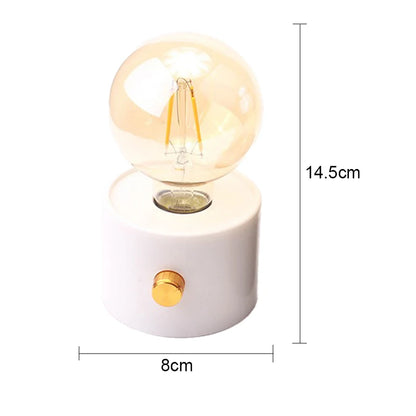 Cordless LED night light for baby sleep