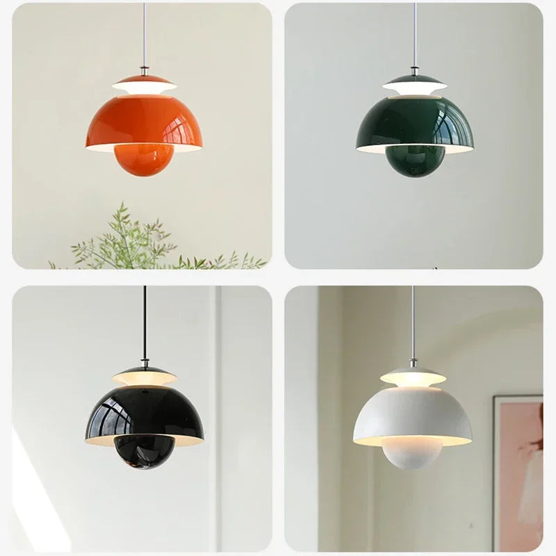 Svarna: Modern Nordic LED Lotus Pendant Light