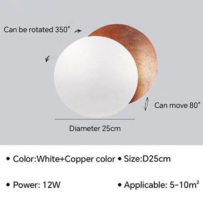 Soft Glow Eclipse Wall Light for Minimalist Homes