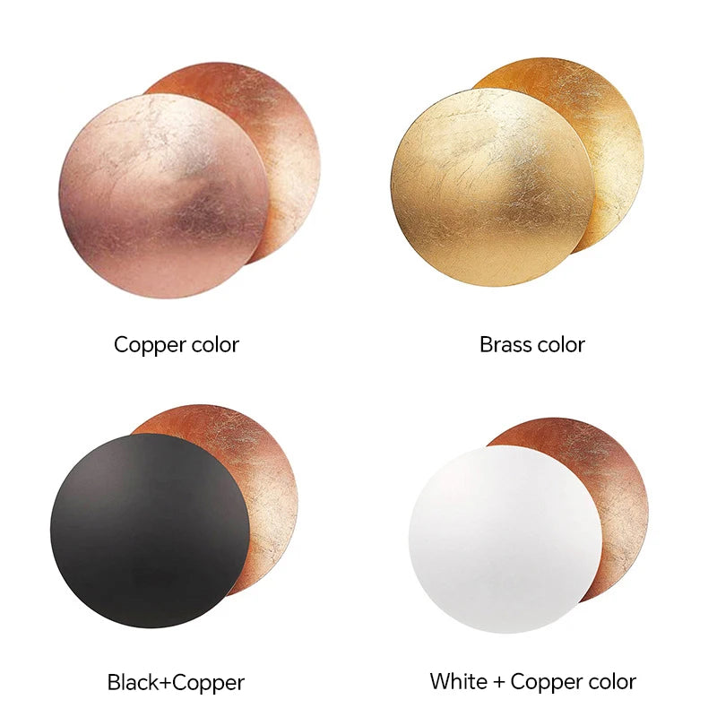 Soft warm glow Nordic LED wall lamp