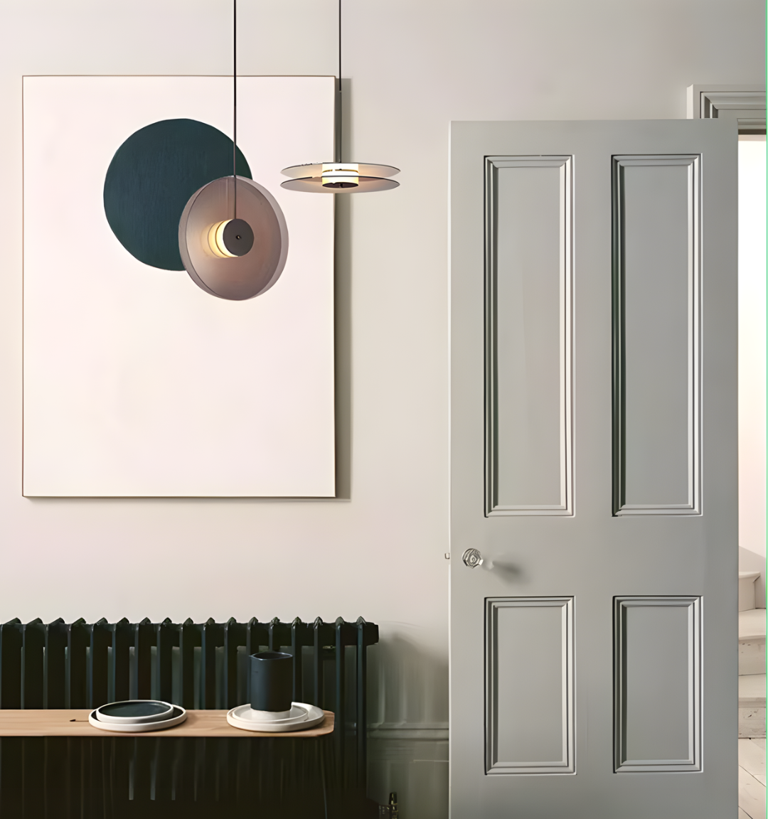 Warm white LED Scandinavian light fixture for home interiors