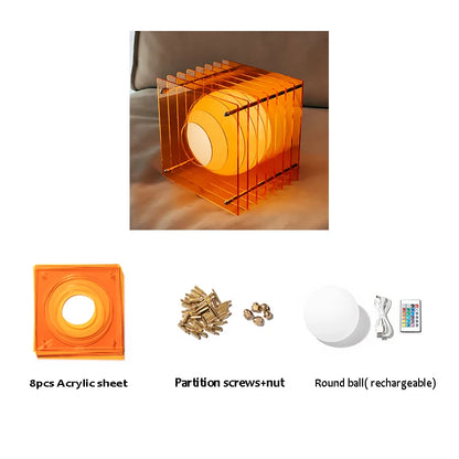 Waterproof Portable RGB Lamp with Lithium Battery – Modern Decorative Night Light