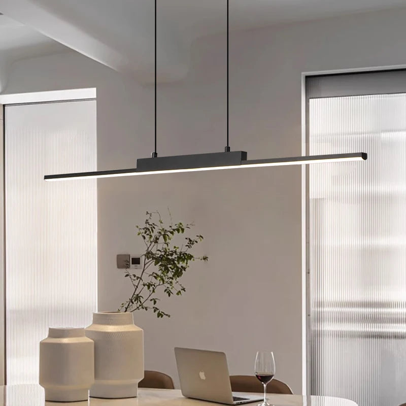 White Pendant Light – Modern LED Hanging Fixture for Dining Rooms & Bars
