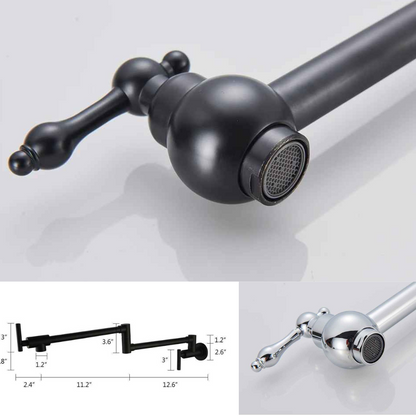 Neerja – Black Wall Mounted Faucet