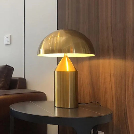 chandika mushroom metal table lamp modern table lamp