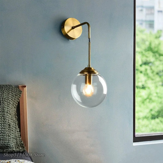 chandra luxury glass wall lamp for modern interiors