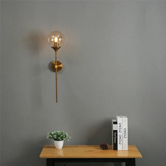 luxury stained glass shade wall sconce lighting