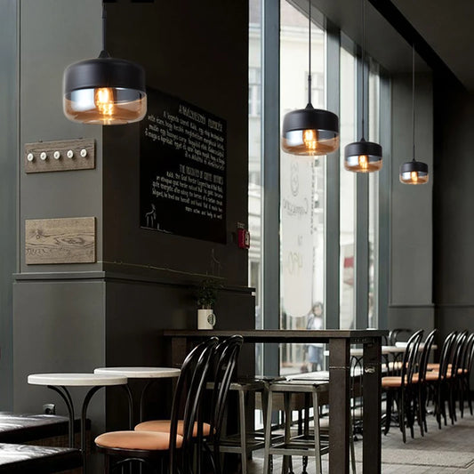 minimalist glass pendant lighting for bedrooms and kitchens