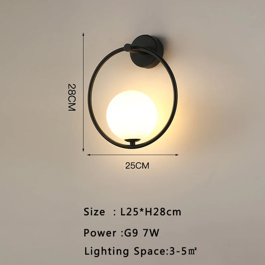 modern luxury wall sconce lighting for bedroom and hallway
