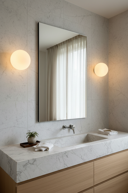 Vimala: Bauhaus Glass Wall Lamp